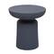 Blue Contemporary Garden Stool, 17" x 17" x 18"